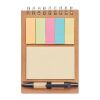 Carnet avec stylo et feuillets beige | sans marquage | non disponible | non disponible