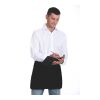 Tablier de cuisine court noir | sans marquage | non disponible | non disponible | non disponible