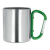 Mug double paroi vert | sans marquage | non disponible | non disponible | non disponible