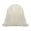 Sac à cordelette en coton bio beige | sans marquage | non disponible | non disponible | non disponible