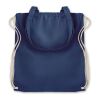 Sac shopping à cordelette bleu | sans marquage | non disponible | non disponible | non disponible