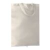 Sac shopping pliable en coton blanc | sans marquage | non disponible | non disponible | non disponible