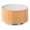 Haut-parleur Bluetooth Bambou. blanc | sans marquage | non disponible | non disponible | non disponible