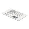 Carte de blocage RFID blanc | sans marquage | non disponible | non disponible | non disponible