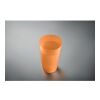 Gobelet réutilisable en PP 550 ml orange transparent | sans marquage | non disponible | non disponible