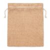 Petit sac cadeau en jute beige | sans marquage | non disponible | non disponible | non disponible