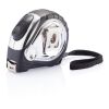 Mètre ruban avec finition chromée automatique noir | sans marquage | non disponible | non disponible
