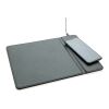 Tapis de souris avec chargeur à induction 5W noir | sans marquage | non disponible | non disponible