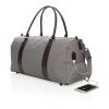 Sac weekend avec port USB gris | sans marquage | non disponible | non disponible | non disponible
