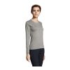 IMPERIAL femme lsl 190g gris chiné | XL | sans marquage | non disponible | non disponible | non disponible