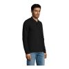 PERFECT MEN LSL POLO 180g noir | S | sans marquage | non disponible | non disponible | non disponible