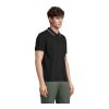 PALERMO POLO UNISEXE noir/blanc | 3XL | sans marquage | non disponible | non disponible | non disponible