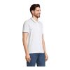 PALERMO POLO UNISEXE Blanc /French Marine | M