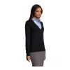 GOLDEN WOMEN GILET COL V noir | XL