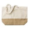 Sac shopping en coton canvas Diego beige | sans marquage | non disponible | non disponible