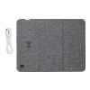 Tapis de souris à induction en ePET Selene gris | sans marquage | non disponible | non disponible