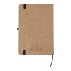 Carnet A5 en cuir recyclé Gianna marron | sans marquage | non disponible | non disponible