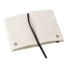 Carnet A6 en carton recyclé Bohdi noir/blanc | sans marquage | non disponible | non disponible