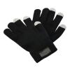 Gants munis de 3 embouts pour écran tactile. noir | sans marquage | non disponible | non disponible