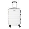 Trolley avec coque rigide en ABS. blanc | sans marquage | non disponible | non disponible