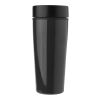 Mug isotherme double paroi en acier inoxydable noir | sans marquage | non disponible | non disponible