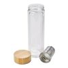 Bouteille thermos en verre et bambou (420 ml) double paroi marron | sans marquage | non disponible | non disponible