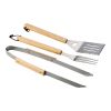 Ensemble de barbecue en bambou marron | sans marquage | non disponible | non disponible