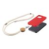 Porte-téléphone lanyard en coton Lucia Martre | sans marquage | non disponible | non disponible