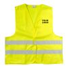 Gilet de sécurité en polyester pour adulte jaune | sans marquage | non disponible | non disponible