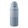 Gourde isotherme de 800 ml en acier inoxydable Katie noir | sans marquage | non disponible | non disponible