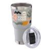 Mug isotherme en acier inoxydable recyclé Arnold blanc | sans marquage | non disponible | non disponible