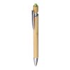 Stylo bille en bambou et plastique Deanna orange | sans marquage | non disponible | non disponible