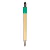 Stylo bille en bambou avec fonction spinner Fenn rouge | sans marquage | non disponible | non disponible