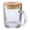 Mug en verre recyclé et bambou de 300 ml Ashley neutre | sans marquage | non disponible | non disponible