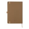 Carnet A5 en biodéchets recyclés et carton Gertrud marron | sans marquage | non disponible | non disponible
