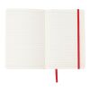 Carnet de note A5 - pages lignées rouge