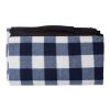 Couverture de pique-nique en rPET Vesper bleu cobalt