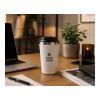 Mug en acier inoxydable Shay blanc