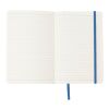 Carnet A5 avec couverture souple en PU Mireia bleu
