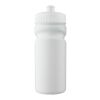 Gourde de sport en plastique recyclable - 500 ml blanc