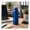 Bouteille isotherme en acier inoxydable bleu