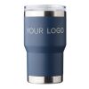 Vaso termo de acero inox. reciclado (350 ml) Ayen gris