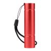 Lampe de poche COB en aluminium recyclé Sami rouge