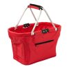 Corbeille shopping pliable rouge