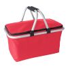 Panier pliable en polyester rouge