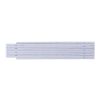 Mètre-ruban pliable en plastique d'1 m blanc
