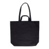 Sac shopping en coton recyclé Bennett noir