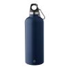 Gourde double paroi de 500 ml en acier inoxydable recyclé Lysandra bleu