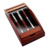 Parure de stylo bille, roller, coupe-papier marron | sans marquage | non disponible | non disponible