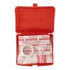 Kit de premiers secours livré dans un étui en plastique rigide rouge | sans marquage | non disponible | non disponible